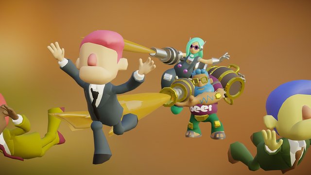 Rest In Beer! Cast 3D Model