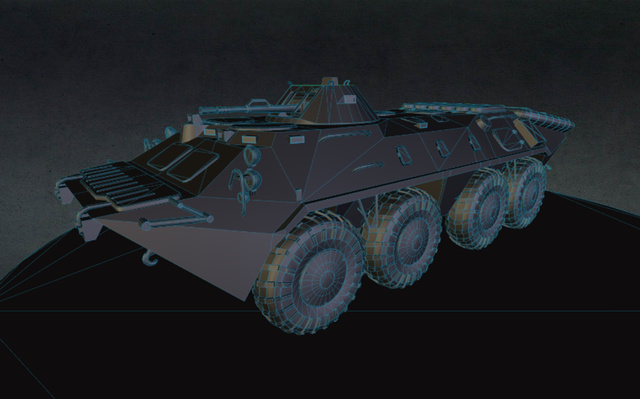 BTR-70.obj 3D Model