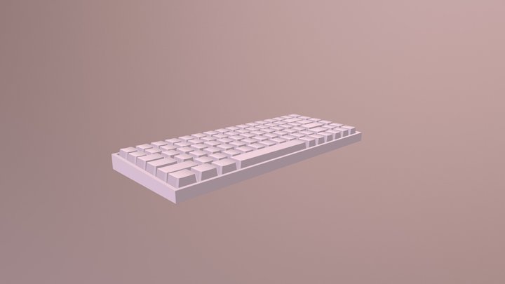 Mechanical Keyboard 3D Model