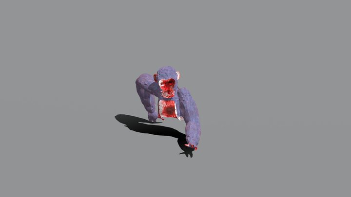 primal-fear-monster-new-animation 3D Model