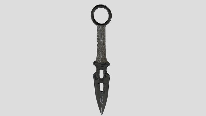 Suriken combat. Free game prop, low polly 3D Model
