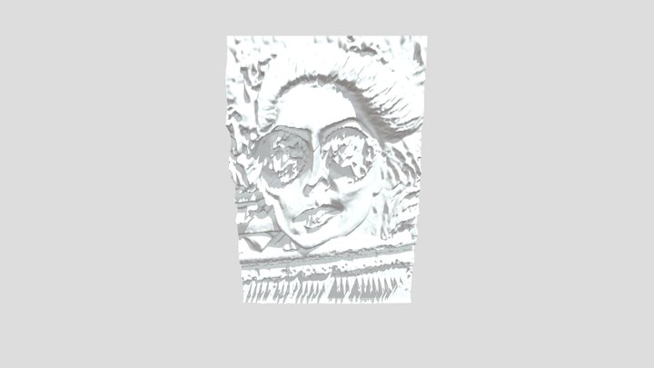 Lady Gaga Poster 3D Model