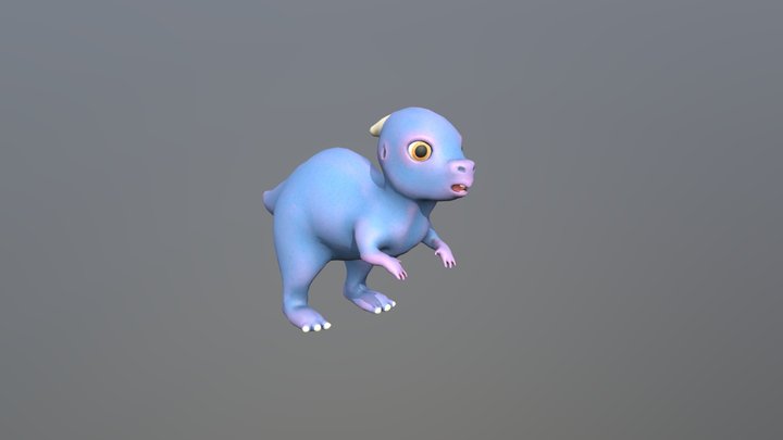 Parasaurolophus Concept 3D Model