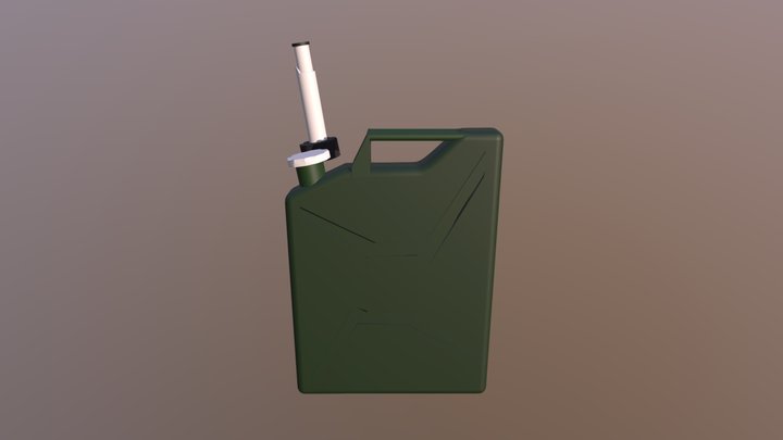Epic Gas Can 3D Model