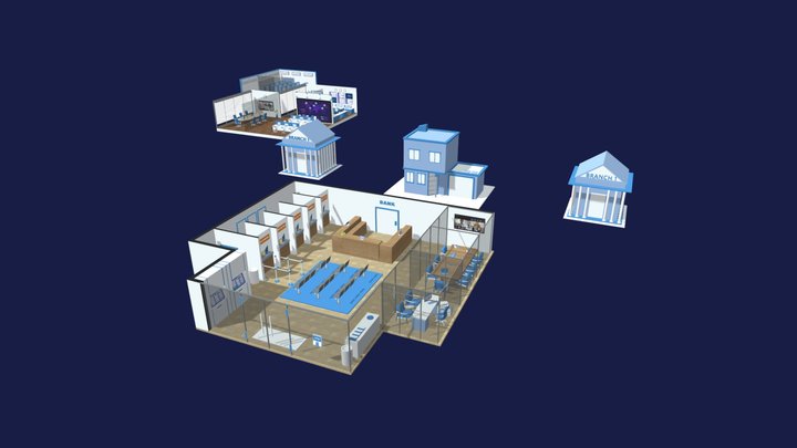 Bank 3D Model