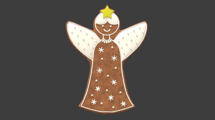 Gingerbread-cookie 3D models - Sketchfab