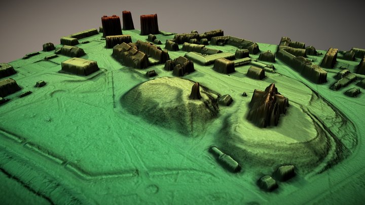 Ciechanów, st. 1 (Poland) – Kostenloses 3D-Modell STL