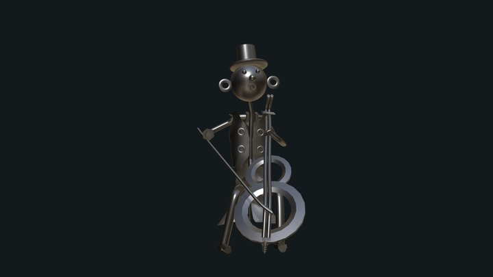 Tinman Tin Cello 3D Model