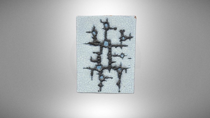 Abstract composition - ceramic plate – Free 3D Model STL