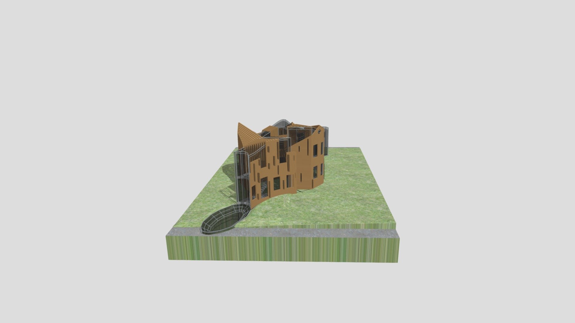 studio final 3d model