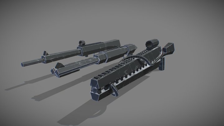 Potion-Fire Weapons 3D Model