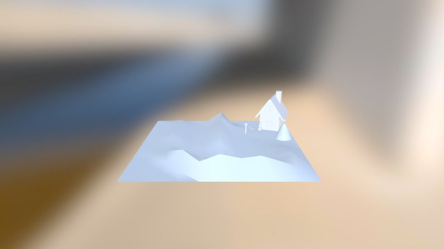 WinterScene 3D Model