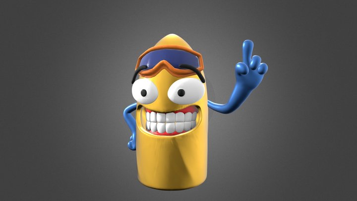 Skippy - Cyberpunk 3D Model