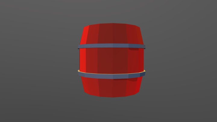BARREL_ Basic_ Objects 3D Model