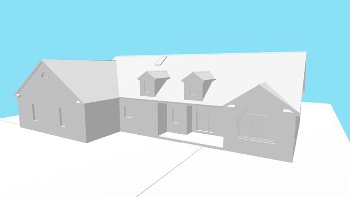 3D House Model A 3D Model
