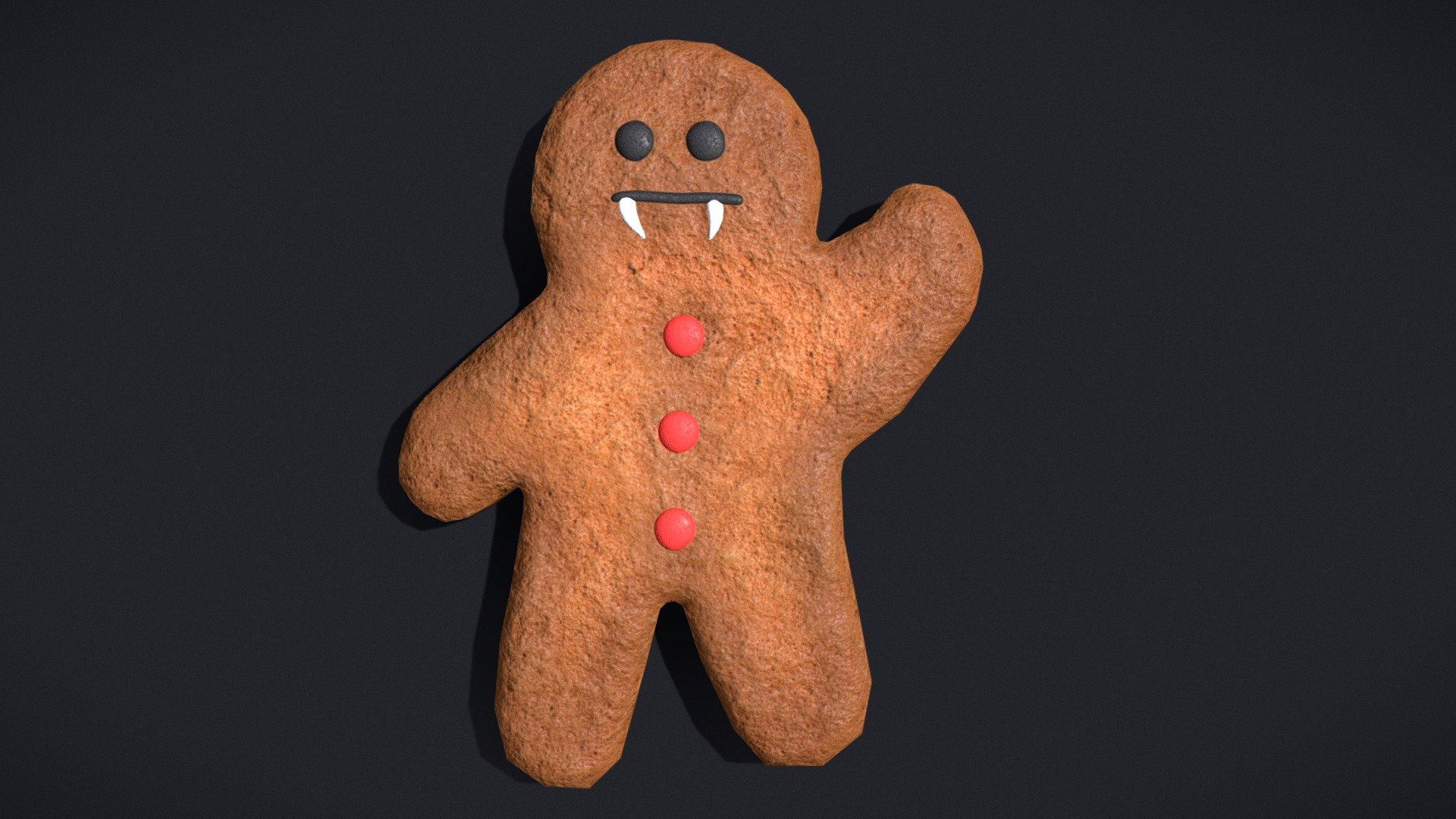 Evil_GingerBread_Man_FBX - Buy Royalty Free 3D model by ...