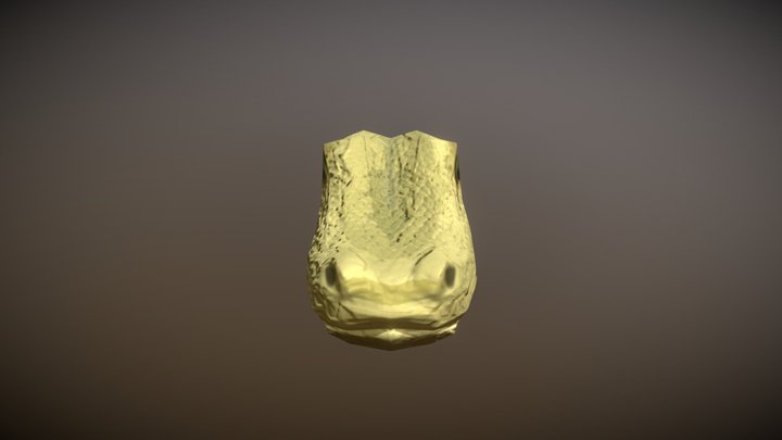 Crocodile Test Head 3D Model