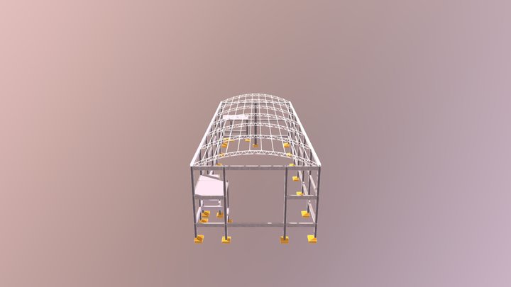 ESTRUTURAL GALPÃO 3D Model