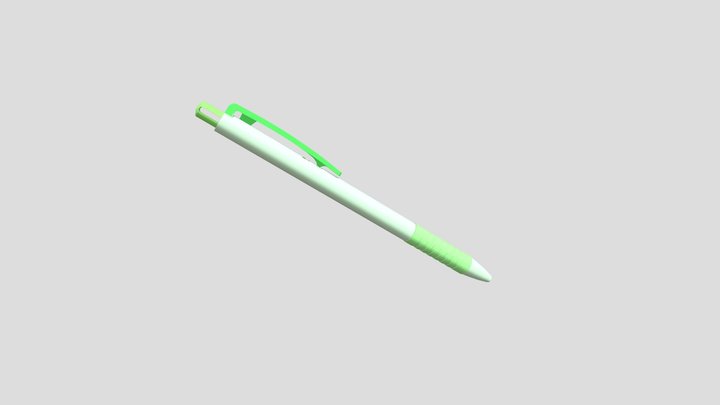 Green Click Pen
