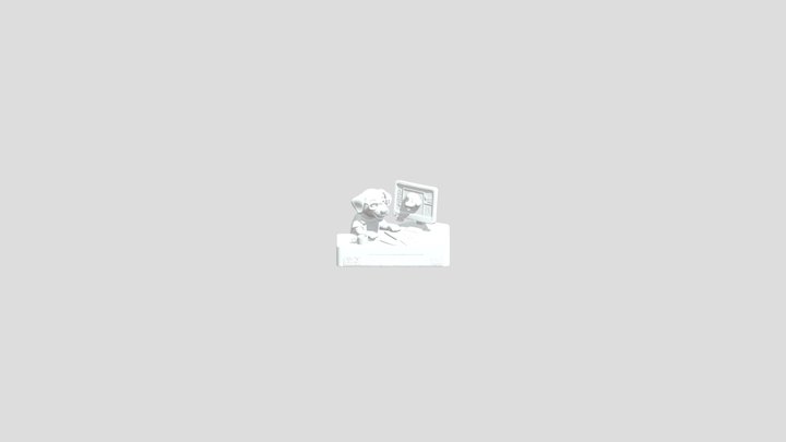 Digital Dog Designer 3D Model