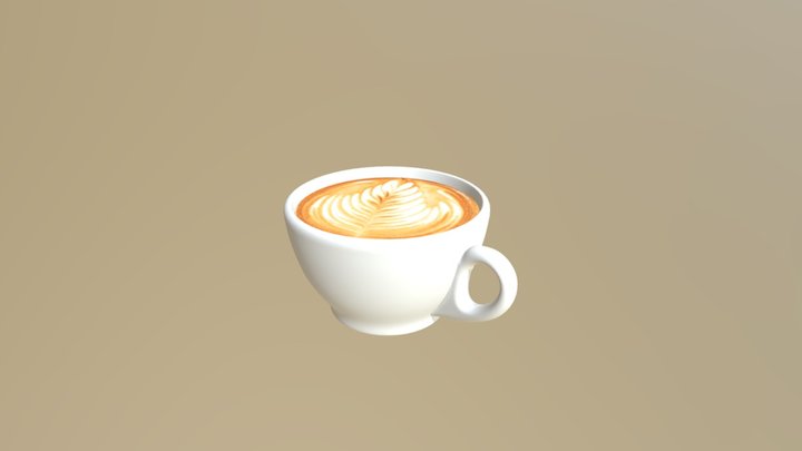 LatteCup 3D Model
