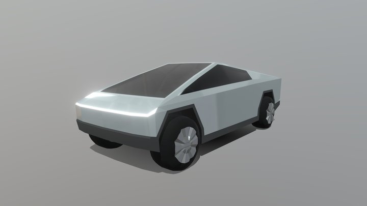 Tesla Cybertruck (Low-Poly) 3D Model