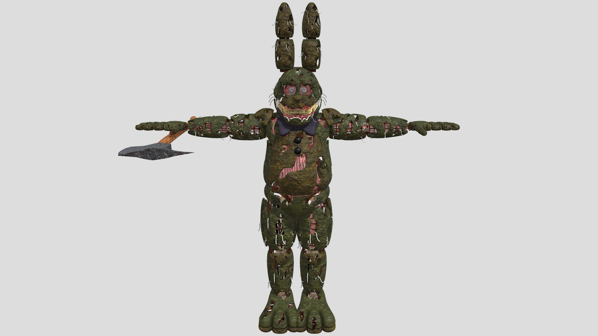 Stylized Springtrap - Download Free 3D model by skylajade69 [9f97c1e ...