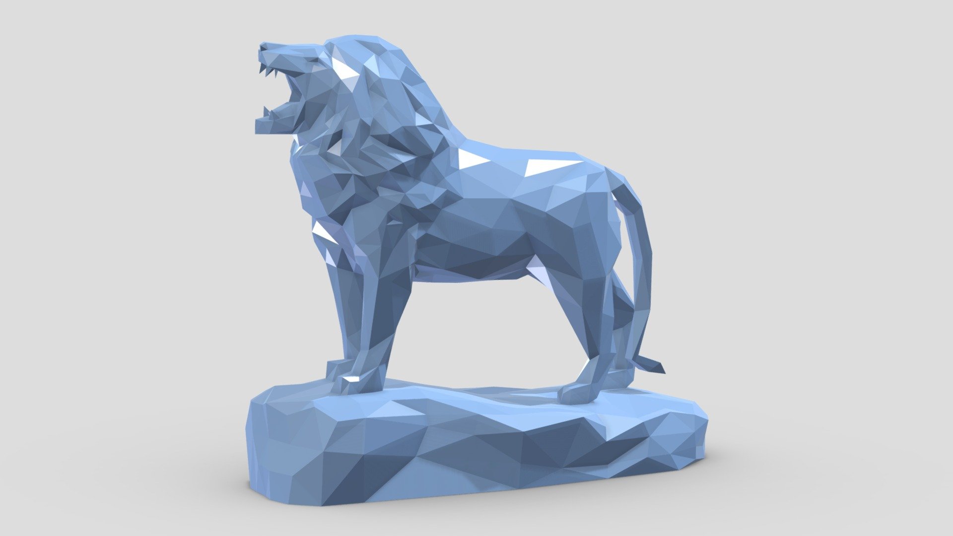 Low Poly Lion 2 Buy Royalty Free 3d Model By Frezzy Frezzy3d 9f98501 Sketchfab Store 2063