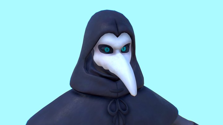 SCP-049 (Not Rigged) 3D Model