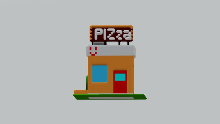 Pizzeria 3D Model