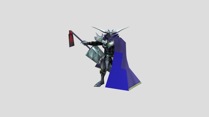 Dissidia Final Fantasy - Garland 3D Model