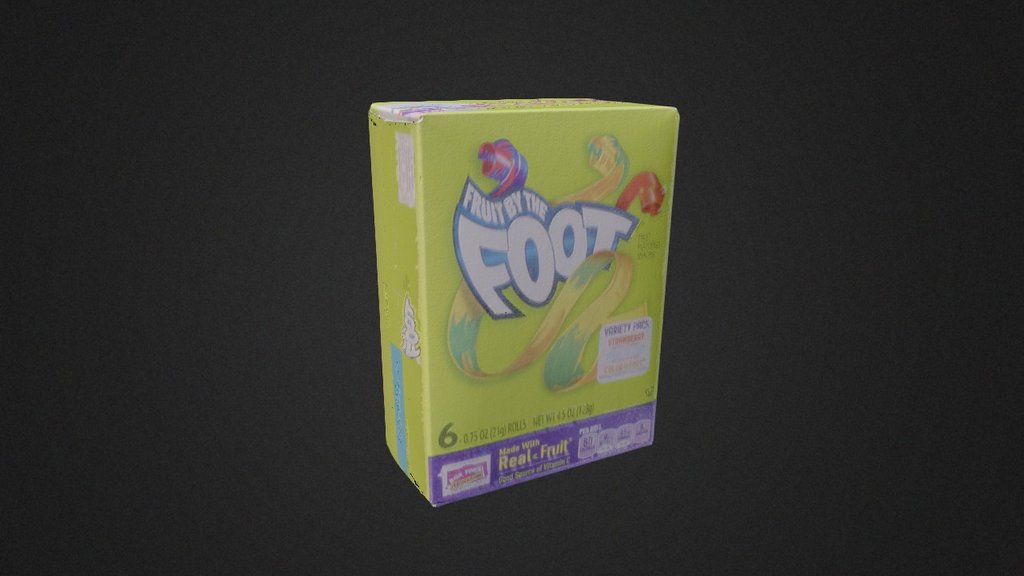 Cereal Box 3D Color Scan