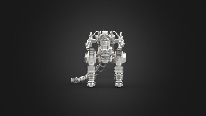 Godzila 3D Model