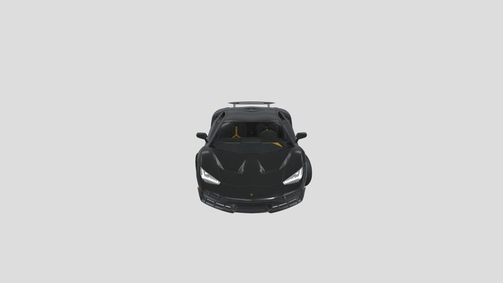 Lamborghini Centenario Lp-770 Interior FREE 3D Model