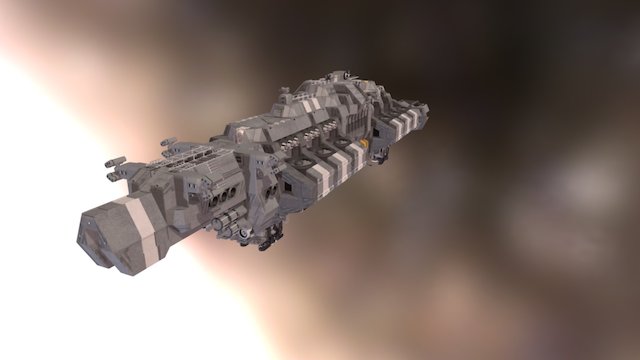 [Space Engineers] Providence-Class Supp. Frigate 3D Model