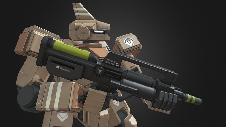 Federation Spec Ops Marauder Normal Type 3D Model