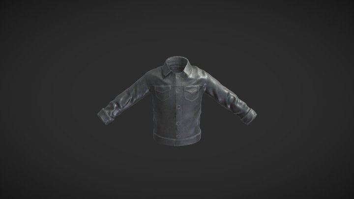 Leather Jacket 3D Model