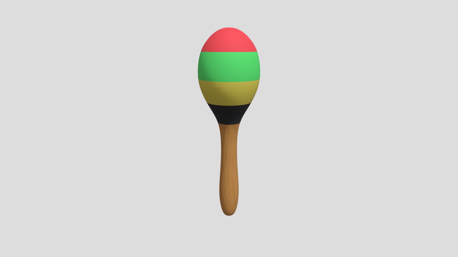 3D model Maracas - This is a 3D model of the Maracas. The 3D model is about chart, funnel chart.