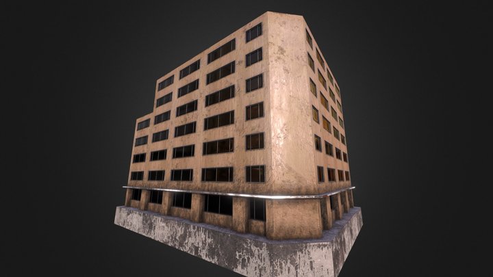 Japanese building 001 3D Model