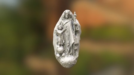 Saint Joseph Statue 3D Model