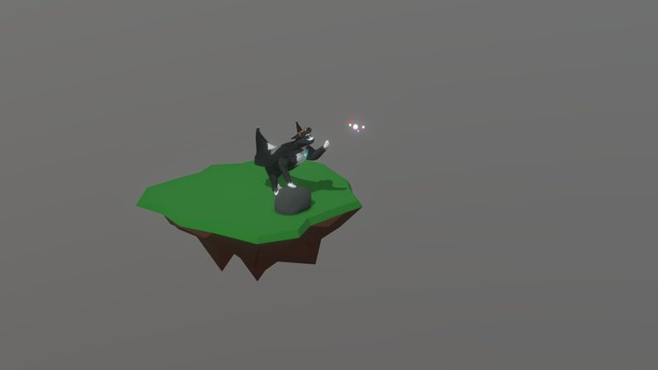 Mage Cat 3D Model