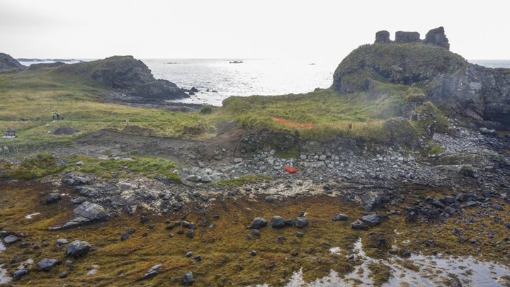 Dunyvaig Castle 5th September 2021. 3D Model