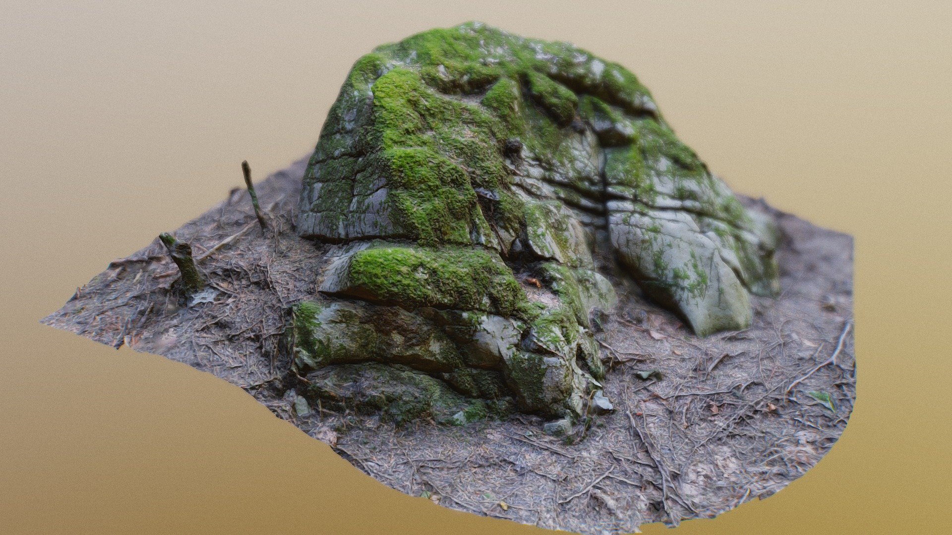 White mossy stone formation Download Free 3D model by Qzmaj (4nikuz) [9fa361c] Sketchfab