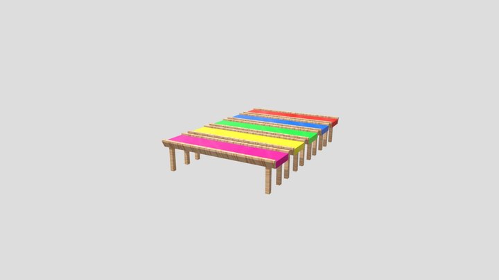 Straight Bridge For Farming Simulator 22 3D Model
