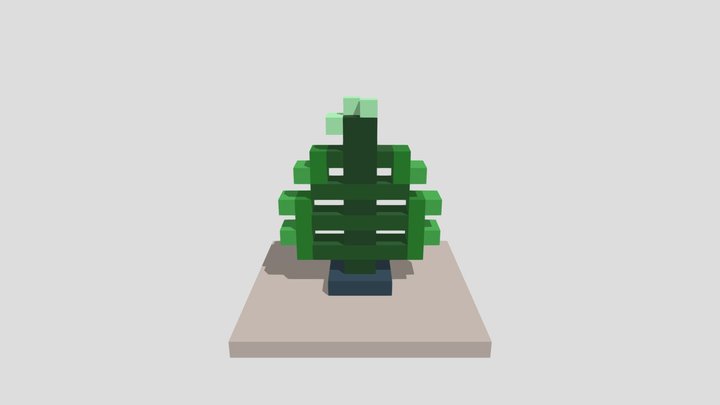 Marine Fern - Voxel 32x32 – Modèle 3D gratuit STL