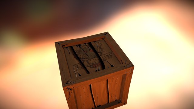 Crate Finished 3D Model