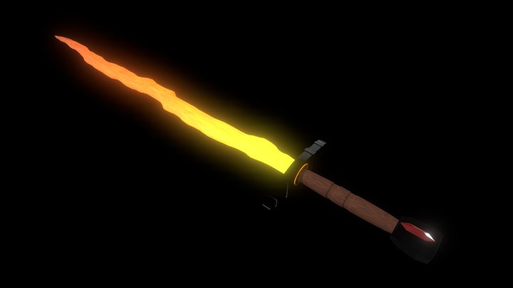 Incendium - Sword of Fire 3D Model