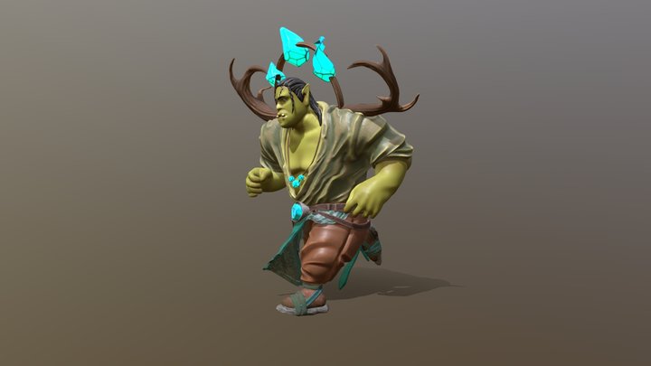 B3C1_Caprio_Tina_ CharaAdvArt_StyledPose 3D Model