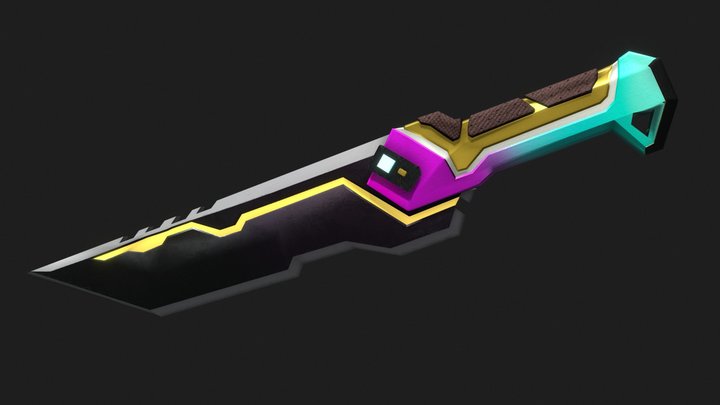 VALORANT glitchpop knife 3D Model
