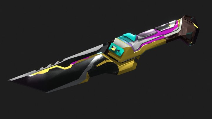 VALORANT glitchpop knife 3D Model